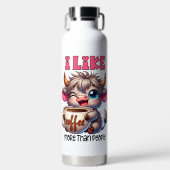 I Like Coffee More Than People ウォーターボトル (正面)