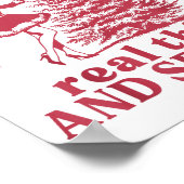 I Like em Real Thick And Sprucey Retro Christmas T ポスター (角)