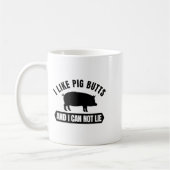 I Like G Butts And I Cannot Lie Funny Bbq Grilling コーヒーマグカップ (左)