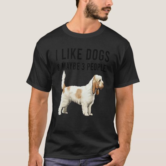 I Like Grand Basset Griffon Vendeen Dogs And Maybe Tシャツ (正面)