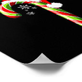 I Like His Candy Cane Couple Matching Christmas Me ポスター (角)