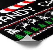 I Like His Candy Cane Couple Matching Christmas Me ポスター (角)