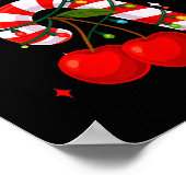 I Like His Candy Cane Couples Matching Christmas F ポスター (角)