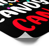 I Like His Candy Cane Funny Christmas Couples Matc ポスター (角)