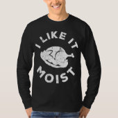 I Like It Moist Funny Thanksgiving Tシャツ (正面)