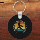 I Like Kenpo Karate And Maybe 3 People Funny Ameri キーホルダー (正面)