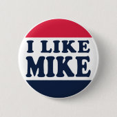 I-LIKE-MIKE-BUTTON 缶バッジ (正面)