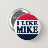 I-LIKE-MIKE-BUTTON 缶バッジ (正面&裏面)