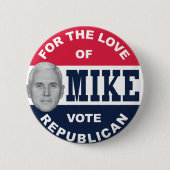 I-LIKE-MIKE-BUTTON-REPUBLICAN 缶バッジ (正面)