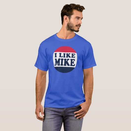 I-LIKE-MIKE-BUTTON Tシャツ (正面フル)