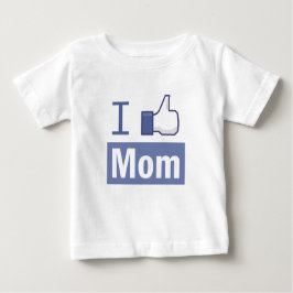 I like mom ベビーTシャツ