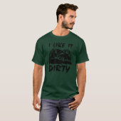 I Like My Car It Dirty girl Tシャツ (正面フル)