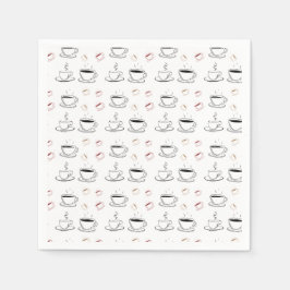 I like my cream and sugar in my coffee スタンダードカクテルナプキン