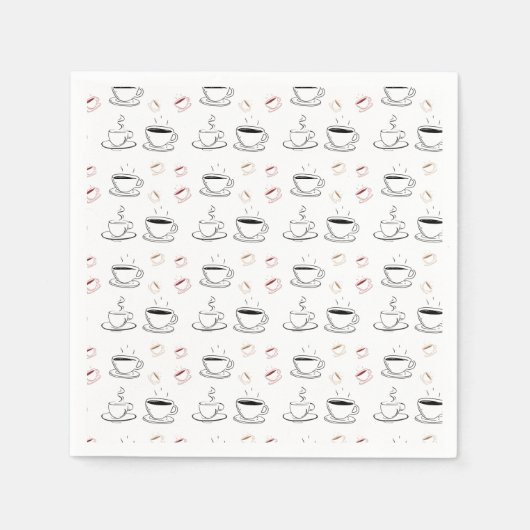 I like my cream and sugar in my coffee スタンダードカクテルナプキン (正面)