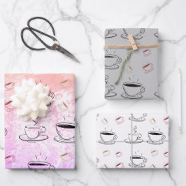 I like my cream and sugar in my coffee ラッピングペーパーシート