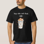 I like my cream and sugar in my coffee tシャツ (正面)