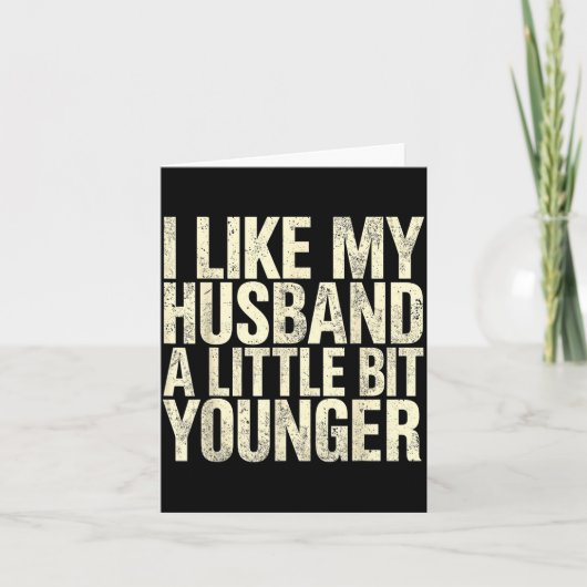 I Like My Husband A Little Bit Younger  カード (正面)