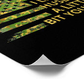 I Like My Husband A Little Bit Younger Funny Quote ポスター (角)