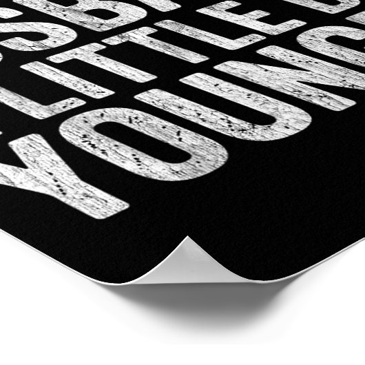 I Like My Husband A Little Bit Younger Funny Retro ポスター (角)