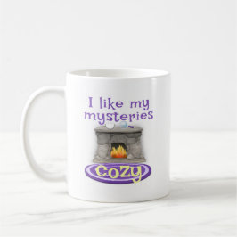 I LIke My Mysteries Cozy Mug コーヒーマグカップ