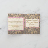 I Like My Treasure & Maybe One Person (You)  カード (内部)