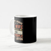I Like My Wife A Little Bit Older Funny Saying Wom コーヒーマグカップ (正面左)