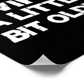 I Like My Wife A Little Bit Older (on Back) ポスター (角)