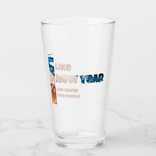 I Like New Year and Maybe タンブラーグラス (正面)