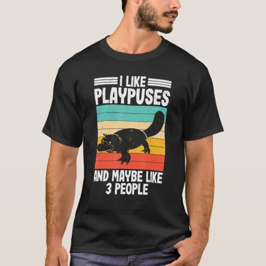 I Like Platypus Pltypus Pladapus Platypus Kids Tシャツ (正面)