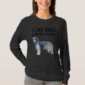 I Like Pyrenean Shepherd Dogs And Maybe 3 People Tシャツ (正面)