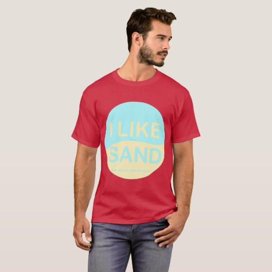 I Like Sand Tシャツ (正面フル)