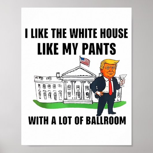 I Like The White House Like My Pants With A Lot Of ポスター (正面)