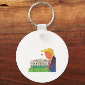 I Like The White House My Pants With A Lot Of Ball キーホルダー (正面)