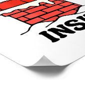 I Like To Slide Inside Funny Santa Couple Matching ポスター (角)