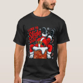 I Like To Slide Inside Funny Santa Couple Matching Tシャツ (正面)