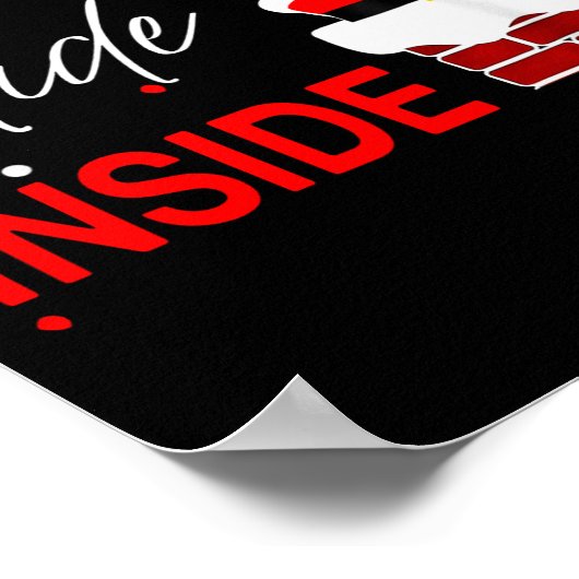 I Like To Slide Inside Funny Xmas Couple Unhinge P ポスター (角)