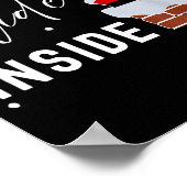 I Like To Slide Inside Funny Xmas Couple Unhinge P ポスター (角)