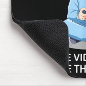 I Like Video Games More Than People Funny Gamer An マウスパッド (コーナー)