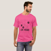 I Like Violins And Dogs Violin Musician Music girl Tシャツ (正面フル)