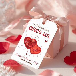 I Like You a Choco-lot Valentine Gift Tag ギフトタグ