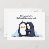 I Like You a Lottle – ポストカード (正面/裏面)