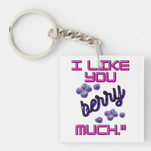 I LIKE YOU BERRY MUCH キーホルダー (正面)