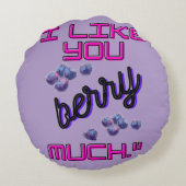 I LIKE YOU BERRY MUCH ラウンドクッション (裏面)