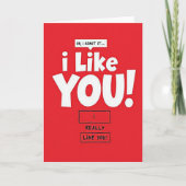 I Like You Love Confession Card カード (正面)