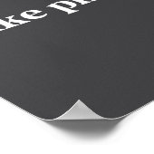 I Like Zza Food Lover Funny Quote Minimalist  ポスター (角)