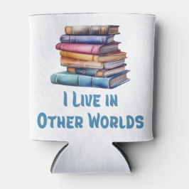 I Live in Other Worlds - Book Lover 缶クーラー