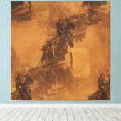 I Live To Barrel Race - Rodeoイベント キャンバスプリント (インサイチュ (ウッドフロア))