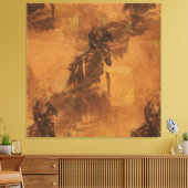 I Live To Barrel Race - Rodeoイベント キャンバスプリント (インサイチュ (リビング))