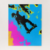 I Live To Fly - Skateboarder ジグソーパズル (縦)