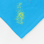 I Live To Fly - Skateboarder フリースブランケット (角)